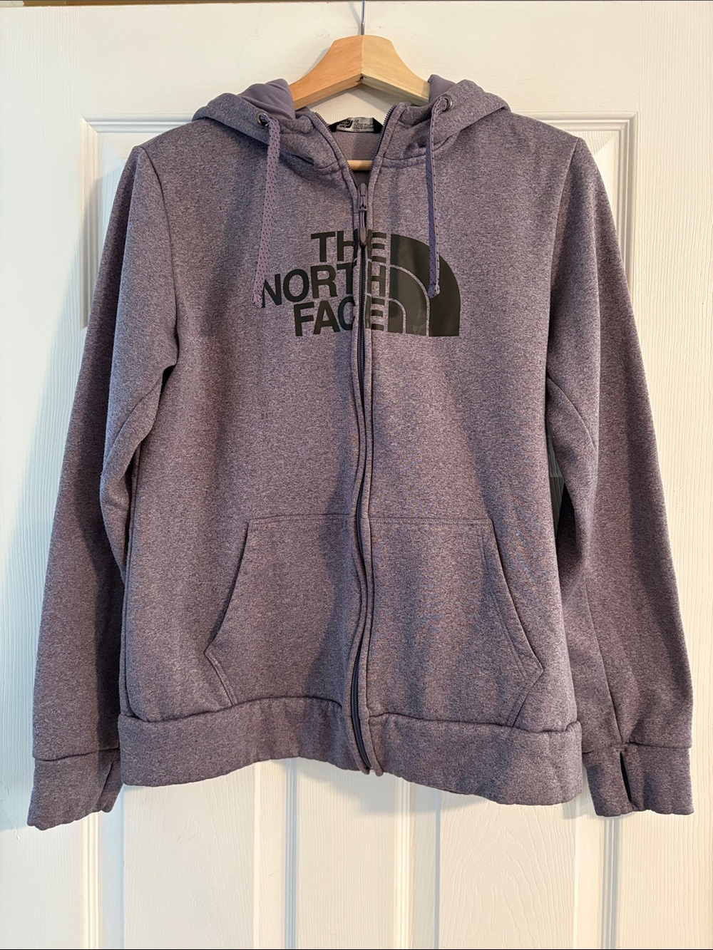 The North Face Purple Full-Zip Hoodie